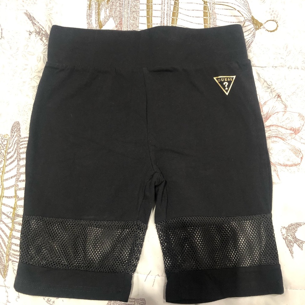 Guess Factory Mesh Trim Bike Shorts